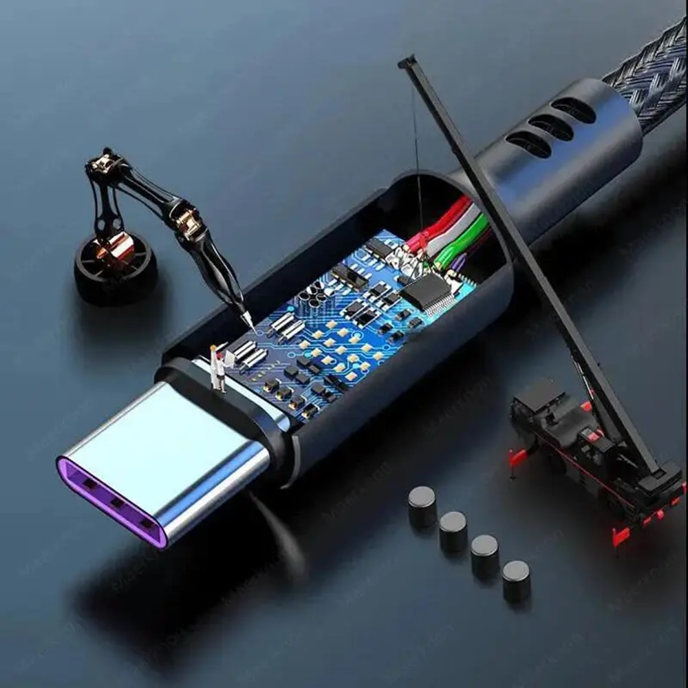 USB C Cable Fast Charging Micro USB Charger Quick Charge Data Cord 4