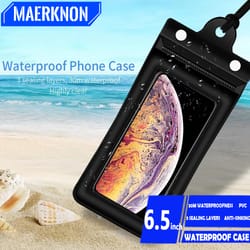 universal mobile phone cover waterproof case pvc swimming protective bag
