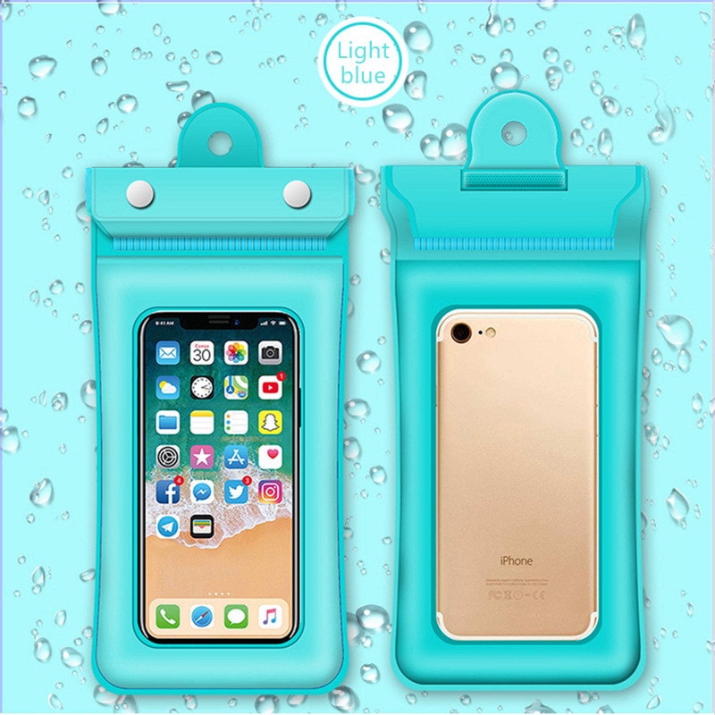 Universal Mobile Phone Cover Waterproof Case PVC Swimming Protective Bag 7