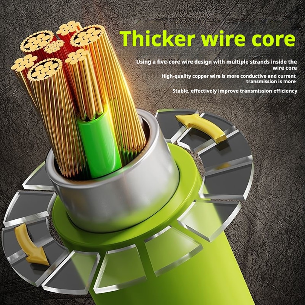 USB C Cable Quick Charge PD Fast Charging Data Cord Type C To Type C Cable 1