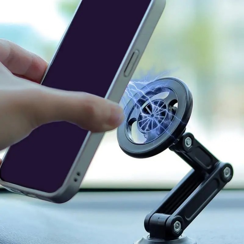 Adjustable Auto GPS Navigation Stand Rotation Magnetic Car Dashboard Phone Holder Universal Anti Sl 4