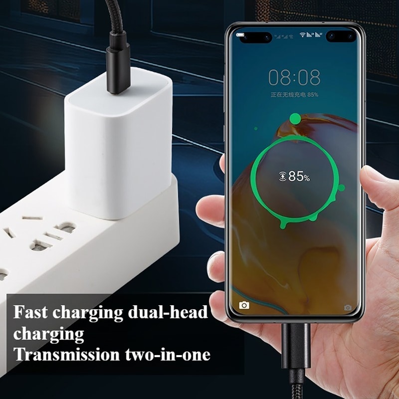 USB C To USB C Cable PD Fast Charging Phone Charger Data Cord Quick Charge 1