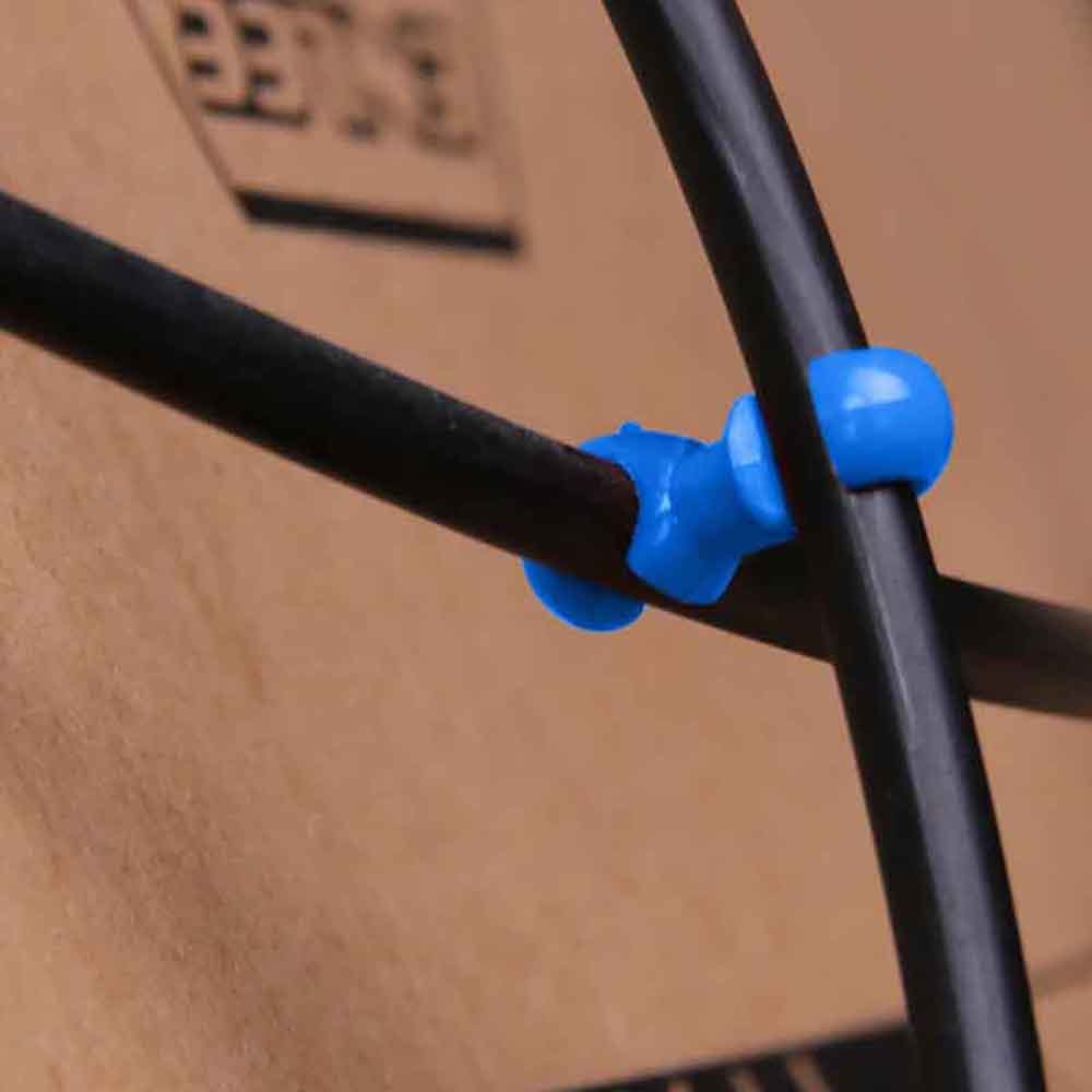 Rotatable S Style Buckle Bicycle Brake Gear Cable Clip Cycling Hose Guide Line Clips 1