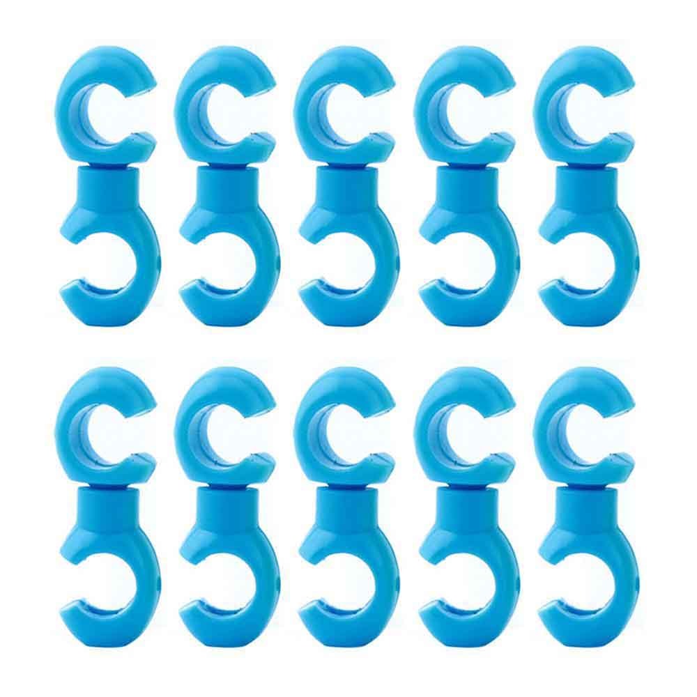 Rotatable S Style Buckle Bicycle Brake Gear Cable Clip Cycling Hose Guide Line Clips 8