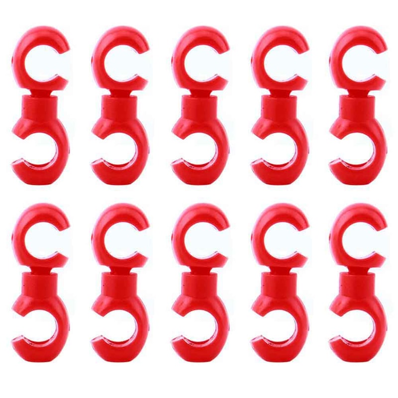 Rotatable S Style Buckle Bicycle Brake Gear Cable Clip Cycling Hose Guide Line Clips 9