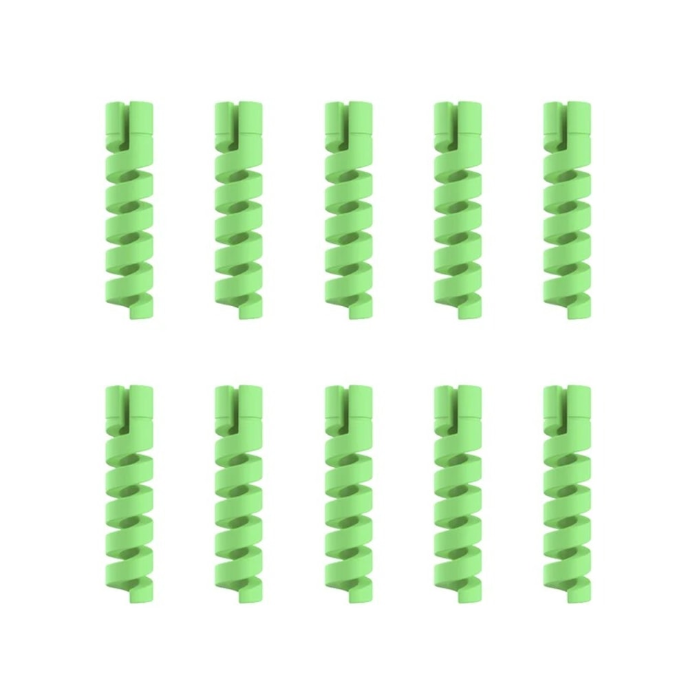 Silicone Spiral Cable Protector For USB Charger Data Cables Phone Mouse Earphone Cord Saver Cover 7