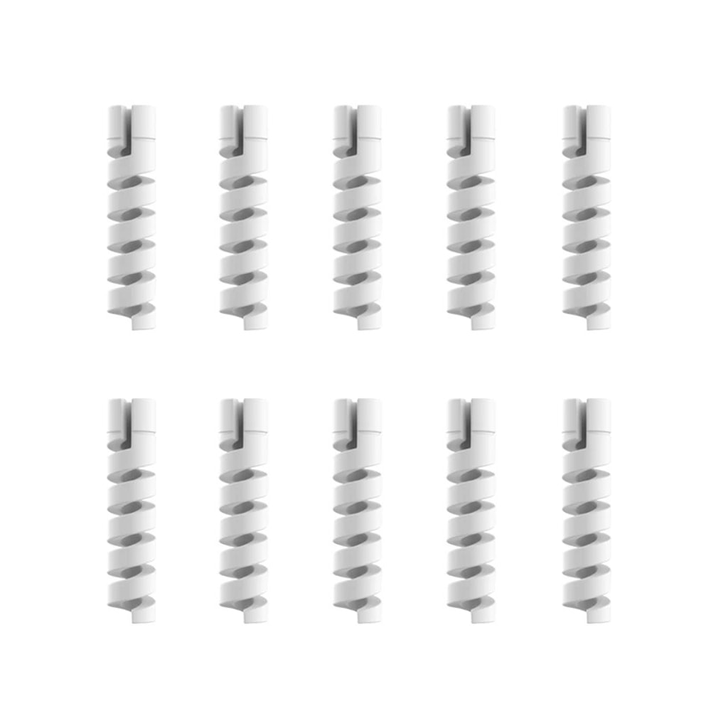 Silicone Spiral Cable Protector For USB Charger Data Cables Phone Mouse Earphone Cord Saver Cover 9