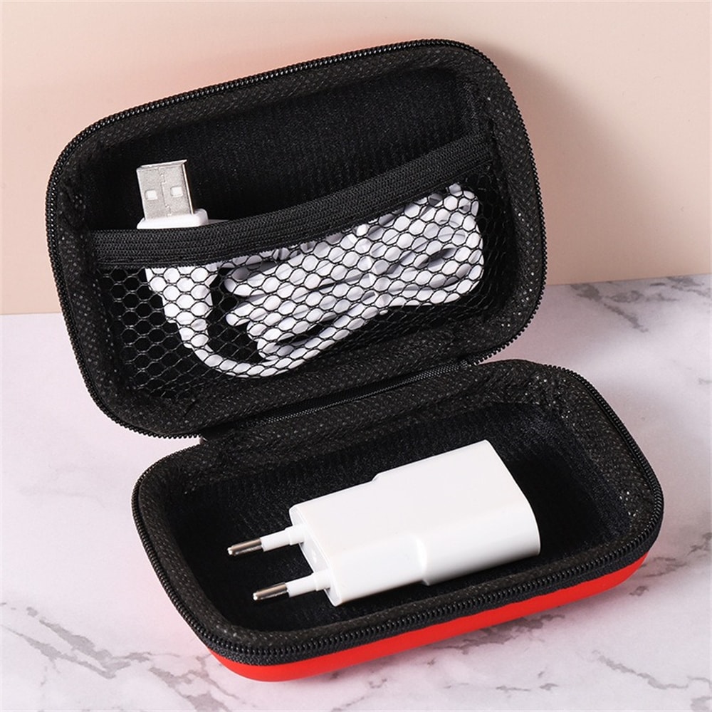 Travel Cable Organizer Storage Zipper Case Portable USB Data Cord Charger Plug Earphones Sundries S 1