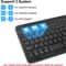 Silent Mini Wireless Keyboard Bluetooth Rechargeable Gaming Keyboard 3