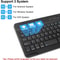 Silent Mini Wireless Keyboard Bluetooth Rechargeable Gaming Keyboard 3