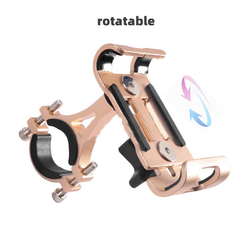 Universal Aluminum Alloy Motorcycle Bike Phone Holder Adjustable Metal Antislip Bracket For All Sma 9