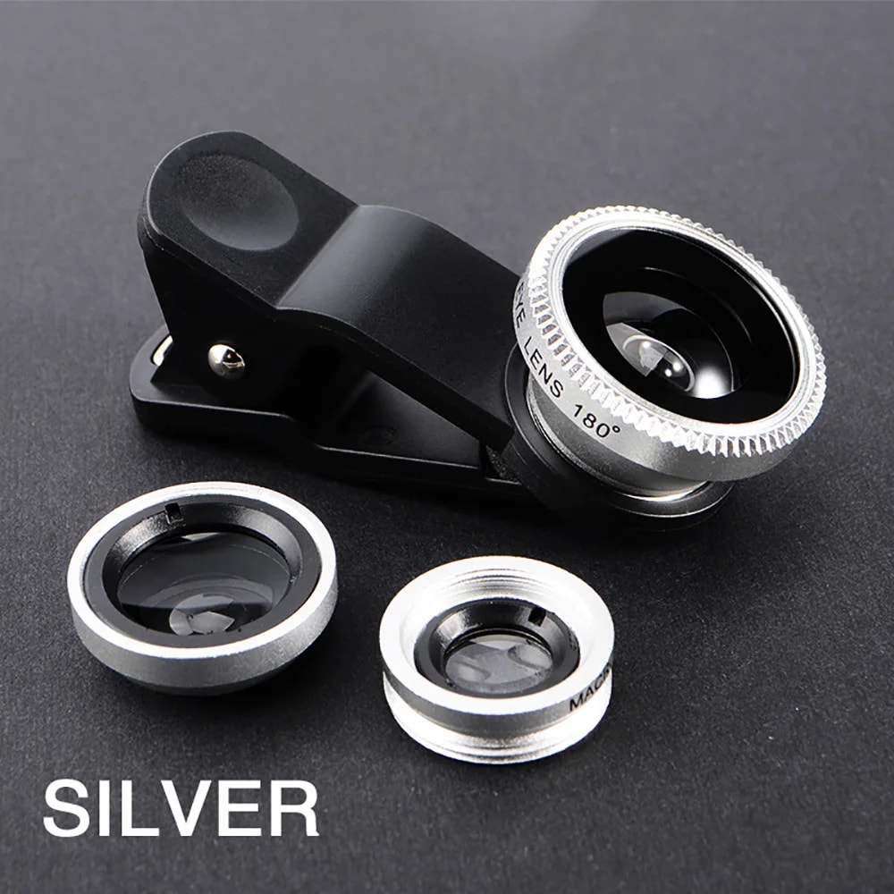 Zoom Fisheye Lens Kit For Smartphones Wide Angle Macro Camera Lens 6
