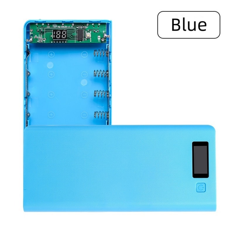 Detachable Battery Holder USB Charging Box DIY Shell Case Power Bank 6