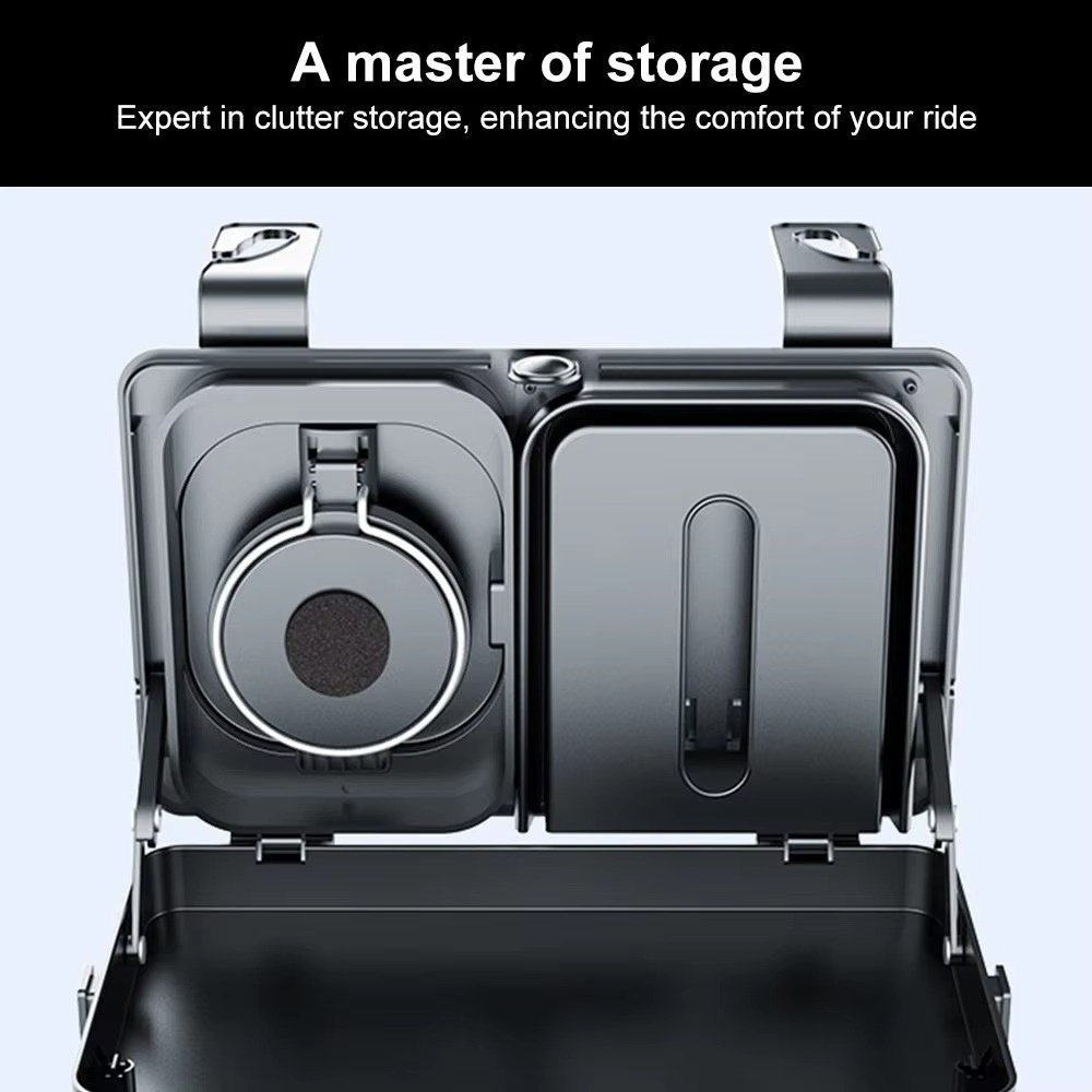 Foldable Car Seat Tray Auto Dining Table Food Tray Drink Cup Holder Car Interior Accessories Shelf 4