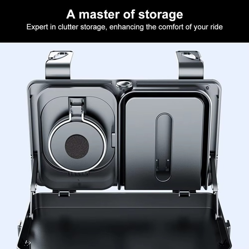 Foldable Car Seat Tray Auto Dining Table Food Tray Drink Cup Holder Car Interior Accessories Shelf 4