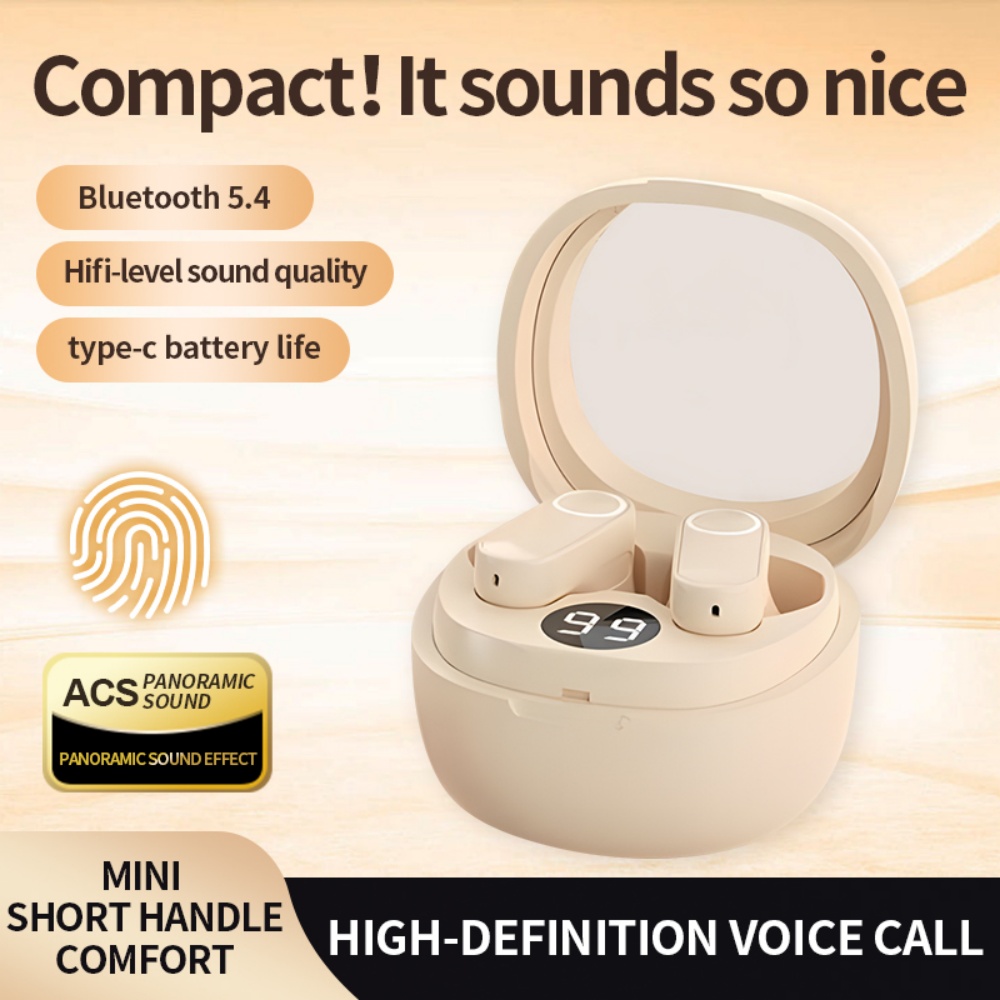 Bluetooth Wireless Headphones TWS Noise Cancelling Sport Earphones With Mic For Smartphones HiFi St 2