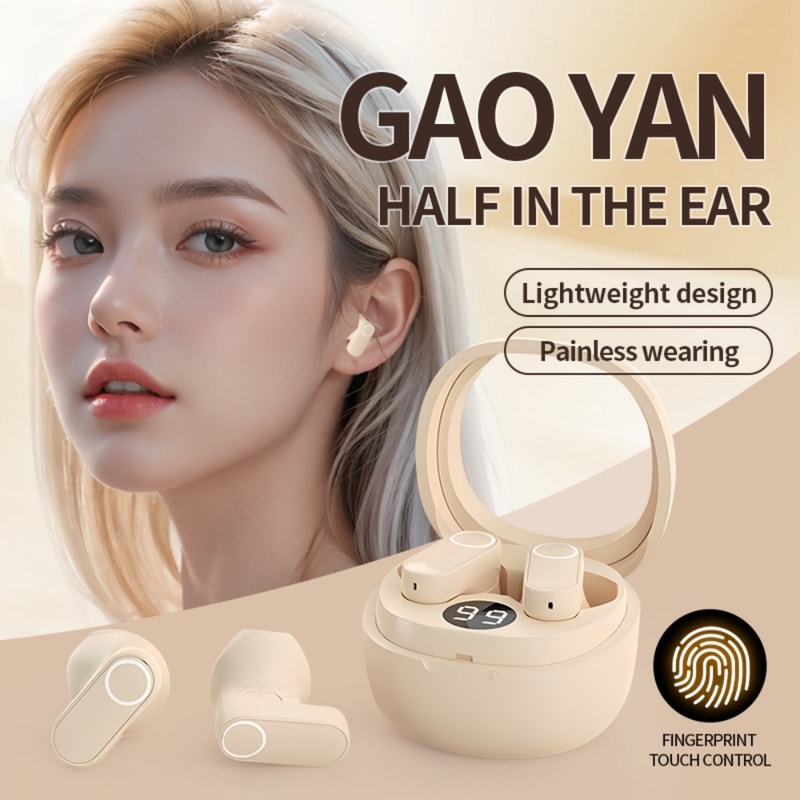 Bluetooth Wireless Headphones TWS Noise Cancelling Sport Earphones With Mic For Smartphones HiFi St 5