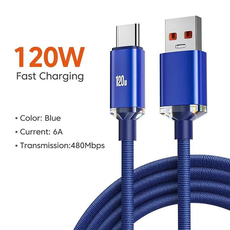 USB C Cable High Speed Data Transfer Charger Type C Super Fast Charging Cable USB A To USB C Quick 6