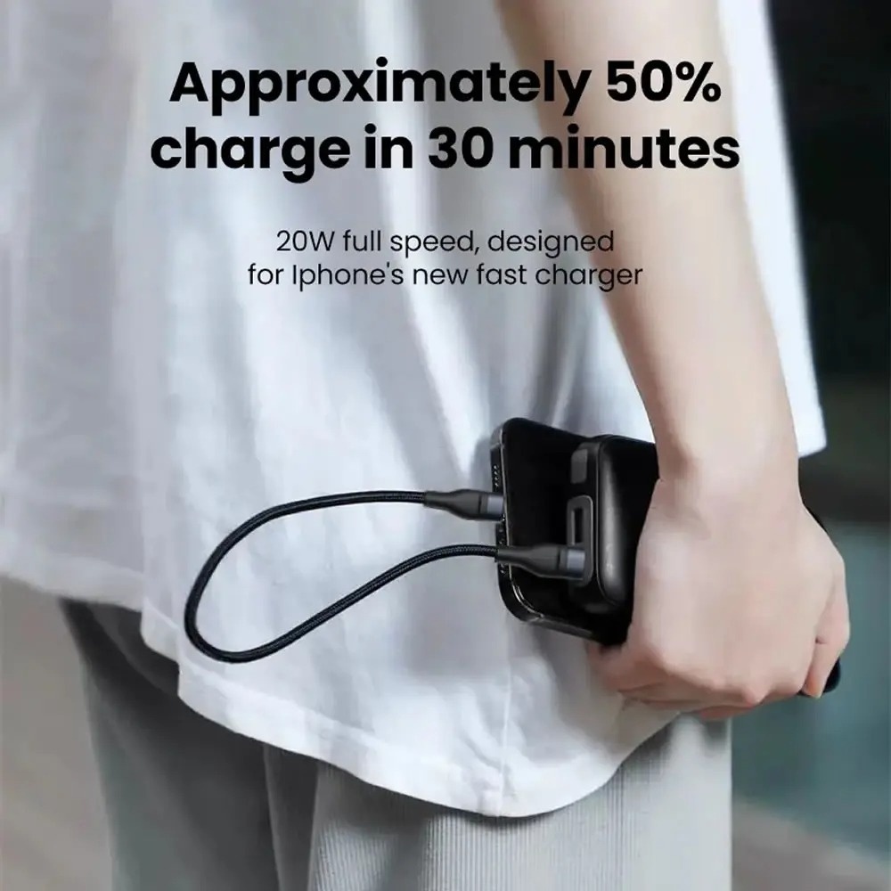 USB C To USB C Cable Quick Charge PD Fast Charging Data Cord Type C Charger 1