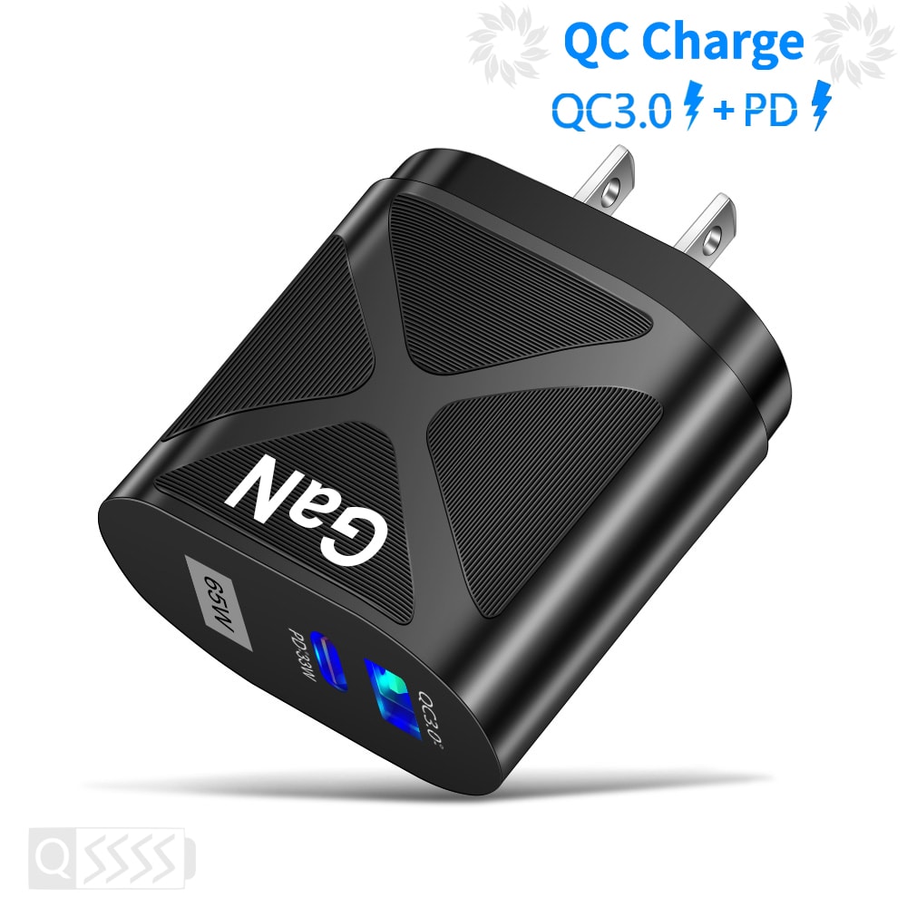 Fast Phone Charger Adapter PD GaN USB Charger Quick Charge Type C Wall Charger 5