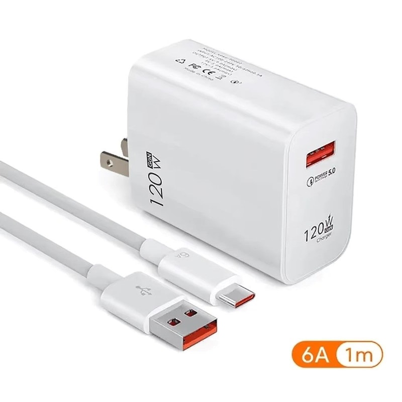 Fast Charging GaN USB Charger Quick Charge Type C Phone Adapter 5