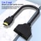HD HDMI Splitter Out Cable Adapter For Laptop TV Box Monitor Male To Female 1