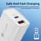 USB PD Charger Dual Ports Type C Wall Charger Quick Charge 30 Fast Charging Adapter For Phones 2