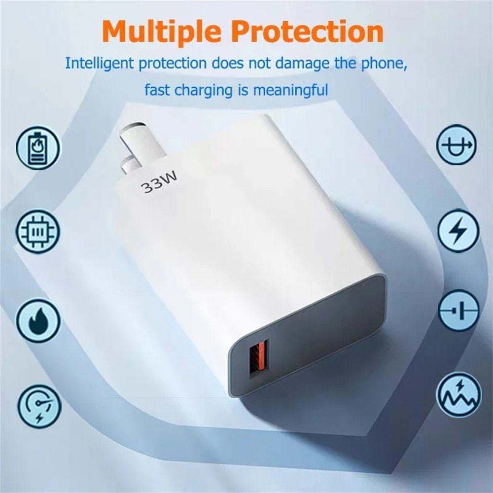 Portable USB Phone Charger Quick Charge Wall Adapter 3