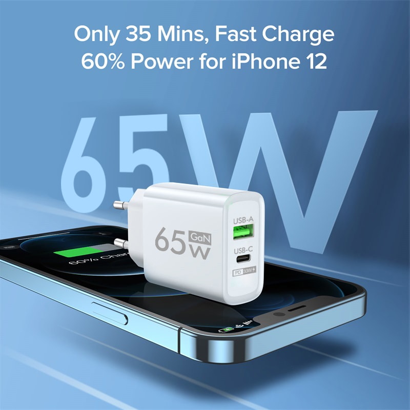 Fast Charging PD Type C USB Power Adapter Quick Charge Wall Charger For Mobile Phones 4