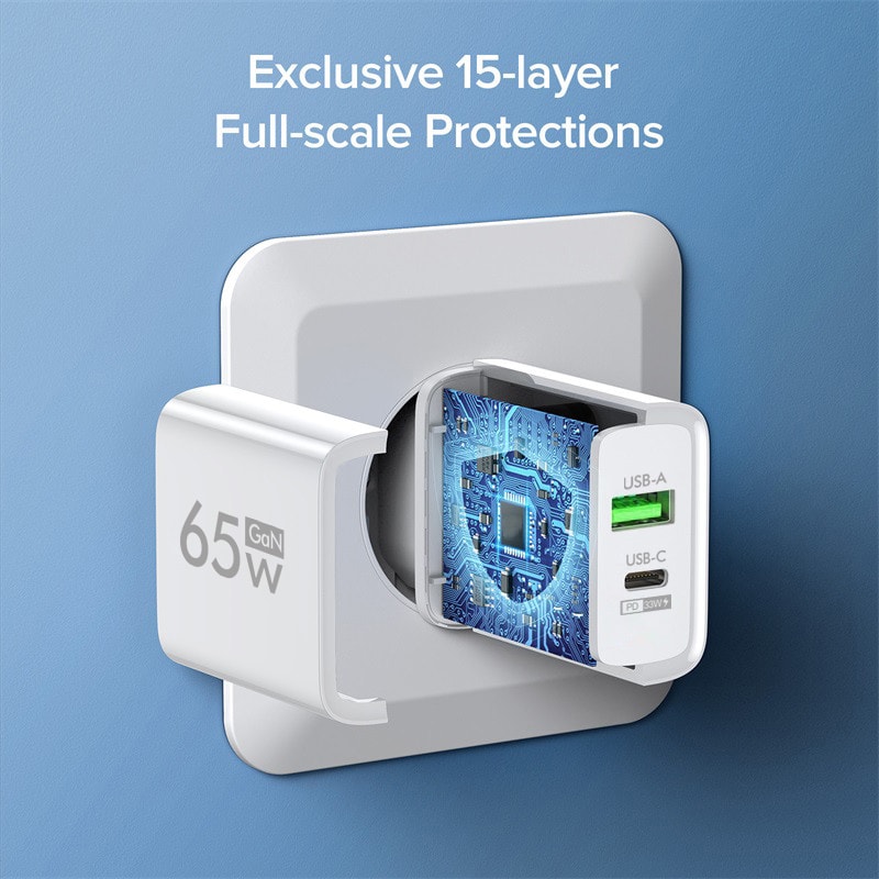 Fast Charging PD Type C USB Power Adapter Quick Charge Wall Charger For Mobile Phones 5