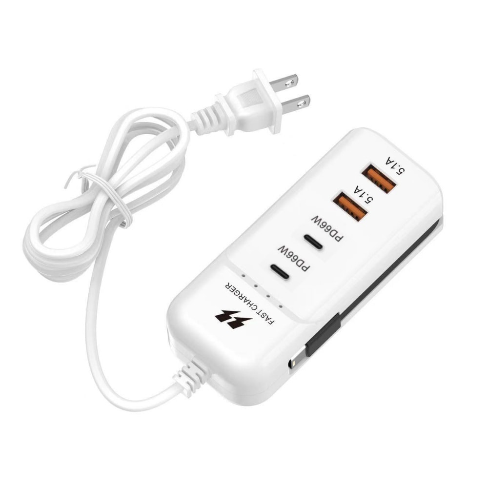 USB C Fast Charging Wall Charger Muti Port Quick Charge Adapter Portable Power Strip 0