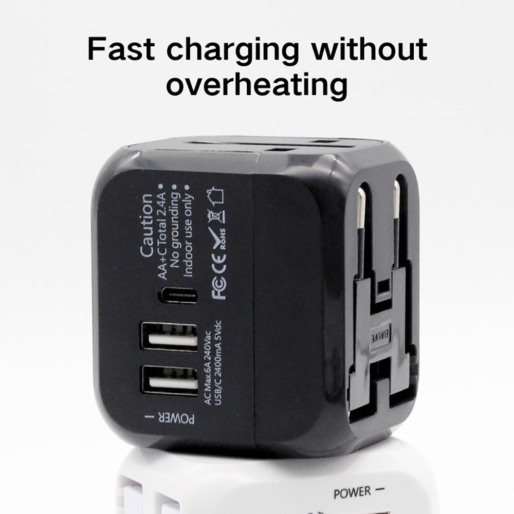 Multifunctional Power Charger Adapter Universal Travel Conversion Socket PD 1