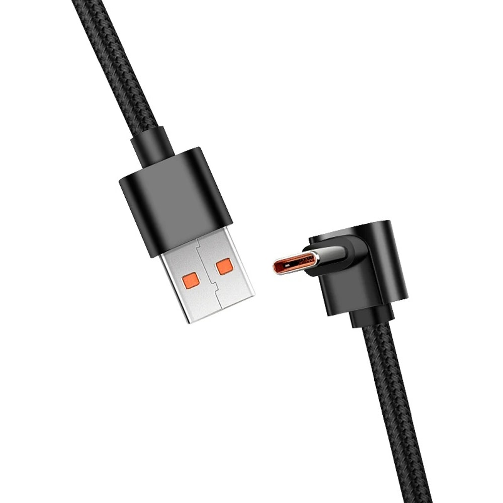 Type C Quick Wire USB C to USB C Cable Elbow Phone Charger Data Cord
