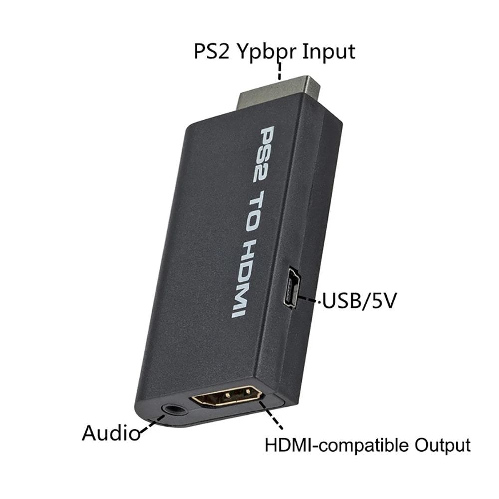 HD To HDMICompatible Adapter With Audio Output For PC All Display Modes 4