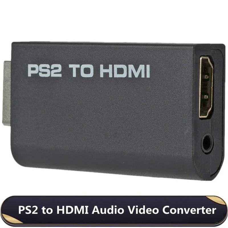 PS2 To HDMICompatible Converter HD Adapter With Audio Output For PC All Display Modes 3