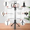 Portable Wireless Bluetooth Selfie Stick Tripod Stand With Remote Shutter Multifunctional Tripod Fo 5