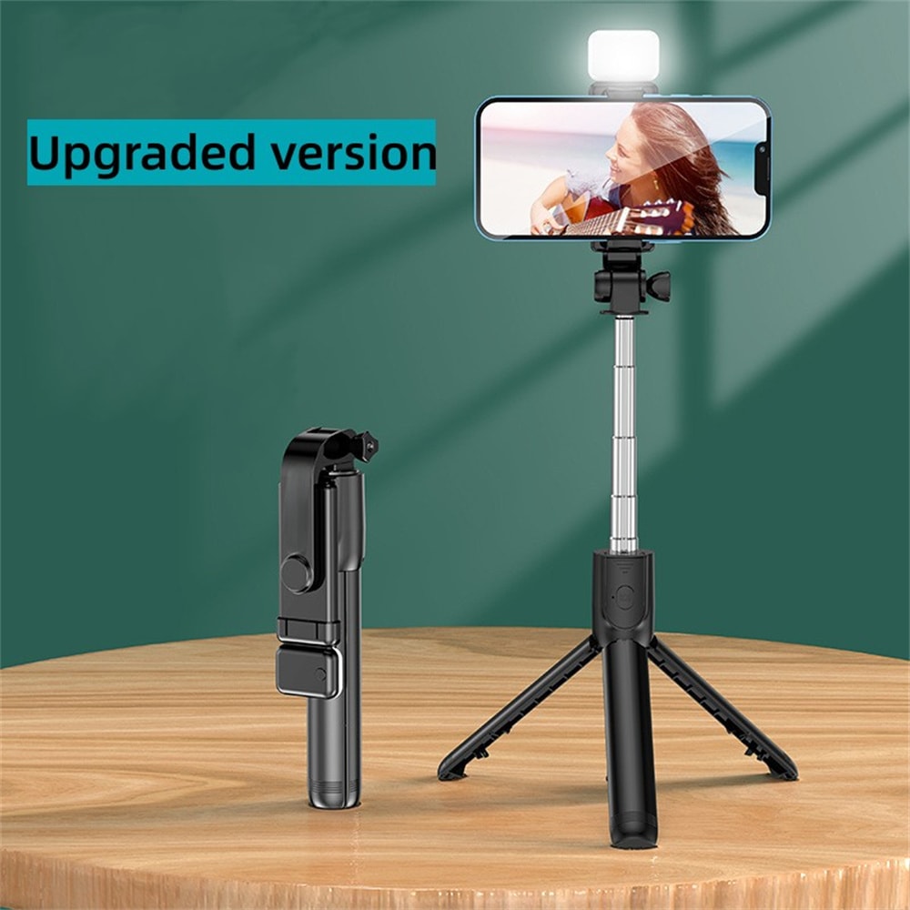 Portable Wireless Bluetooth Selfie Stick Tripod Stand With Remote Shutter Multifunctional Tripod Fo 9