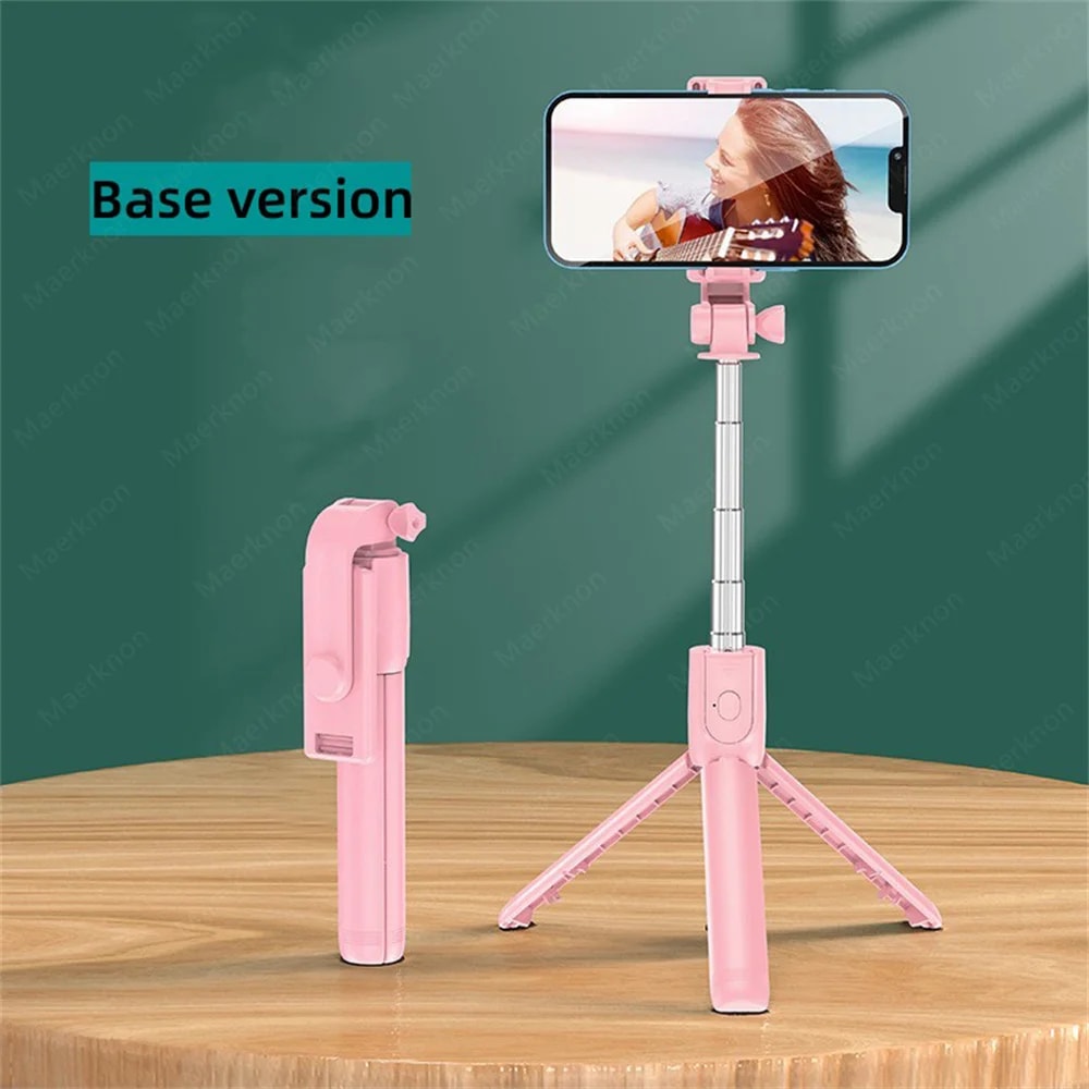 Portable Wireless Bluetooth Selfie Stick Tripod Stand With Remote Shutter Multifunctional Tripod Fo 7