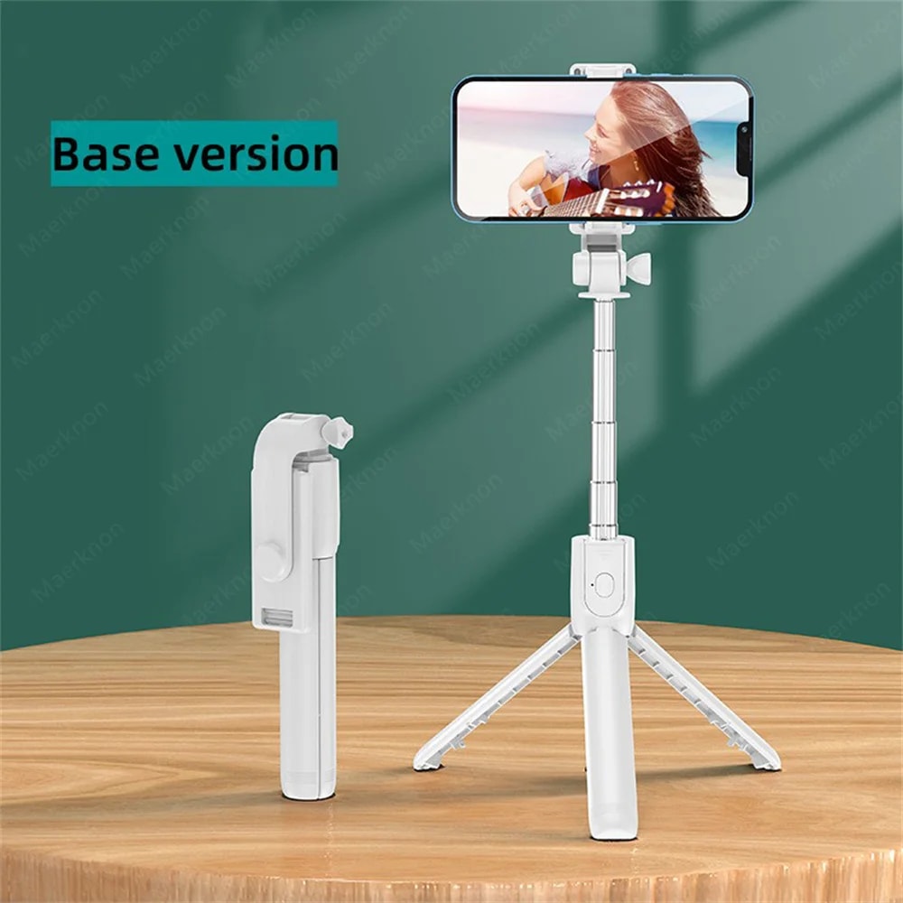 Portable Wireless Bluetooth Selfie Stick Tripod Stand With Remote Shutter Multifunctional Tripod Fo 8