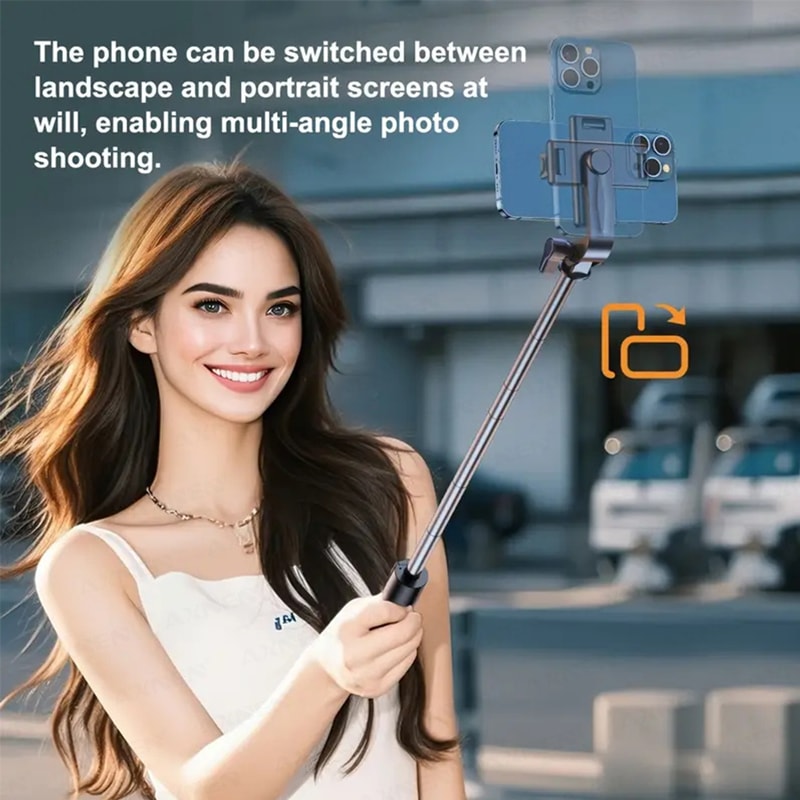 Extendable Selfie Stick Tripod Stand With Light Bluetooth Remote Live Streaming Mobile Phones 4