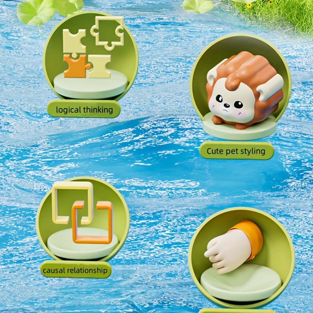 Montessori Pop Up Animal Toys And Learning Boxes Enhance Childs Logic And Motor Skills Ideal Birthd 3