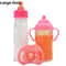 Baby Doll Feeding Bottle Set With Pacifier Large Size Milk Juice Bottles Baby Care Toy 5
