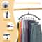 Metal Yoga Pants Hangers Curved Shape Pants Hanger With Clothespins Organizer For Closet Holds Legg 1