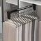 PullOut Metal Hanging Rail Adjustable Foldable Clothes Storage Rod Organizer For Wardrobes 1