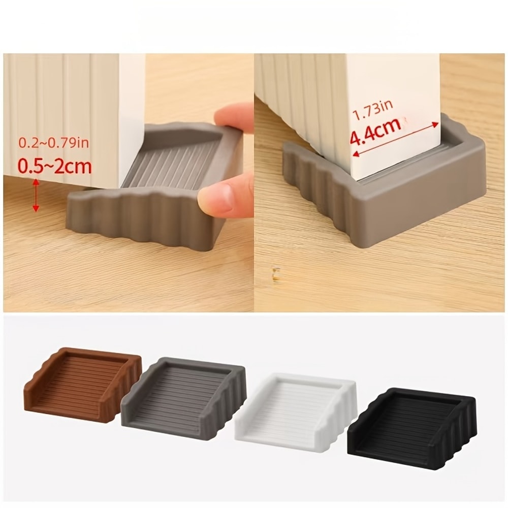 AntiCollision Door Stopper Safety Door Blocker Plastic Matte Finish Windproof Door Wedge For Door B 2