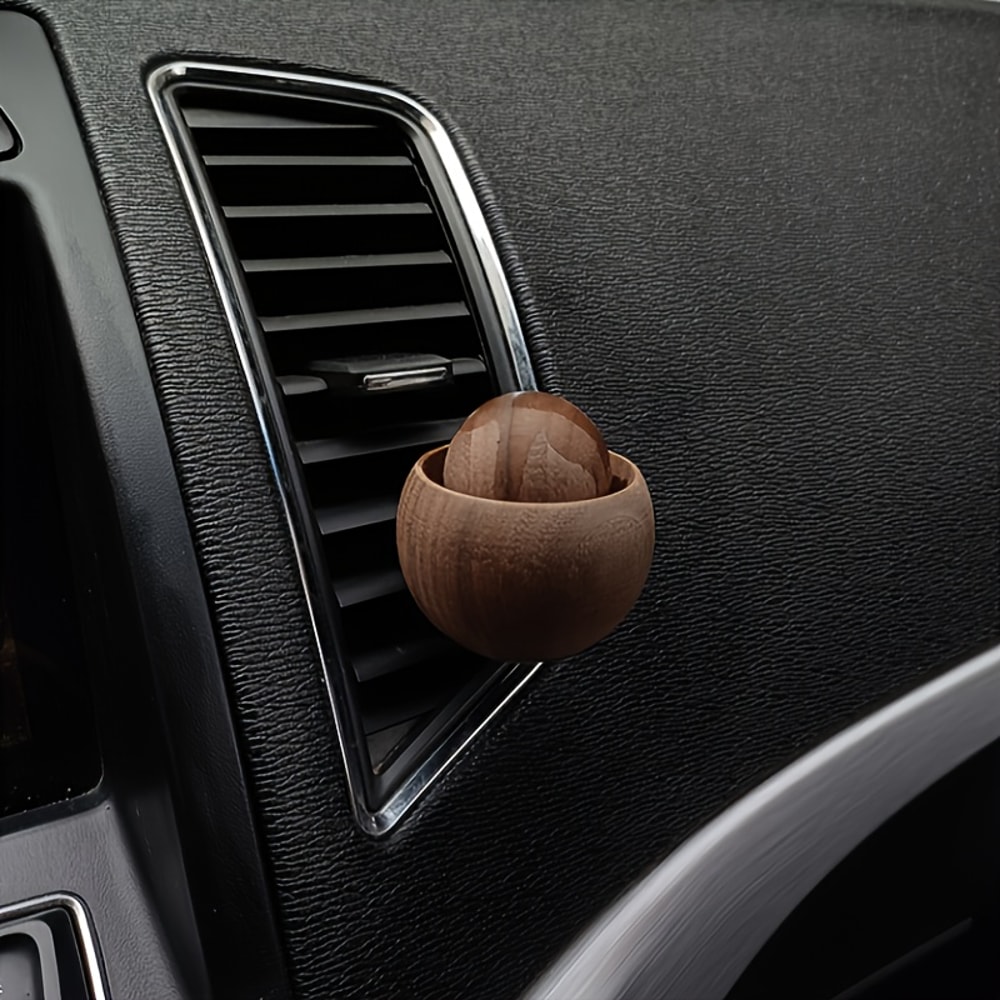 Natural Wooden Essential Oil Diffuser For Car And Home Mini Cute Fragrance Diffuser Perfect For Bed 2