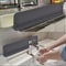 Water Barrier Silicone Sink Splash Guard With Suction Cups For Kitchen And Lab 2