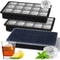New Grid Silicone Ice Cube Maker Big Tray Mold Durable Reusable Ice Block Maker For Whiskey Pub 0