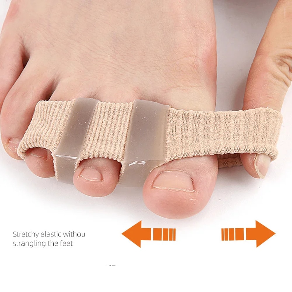 Foot Care Tool Silicone Toe Separator Hallux Valgus Corrector Spacer Spreader For Finger Bunion Rel 1