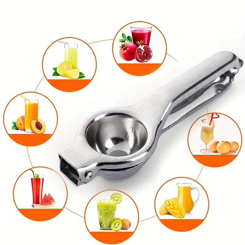 Manual Efficient Juice Press Stainless Steel Lemon Juicer Easy To Use For Home And Commercial Use F 3
